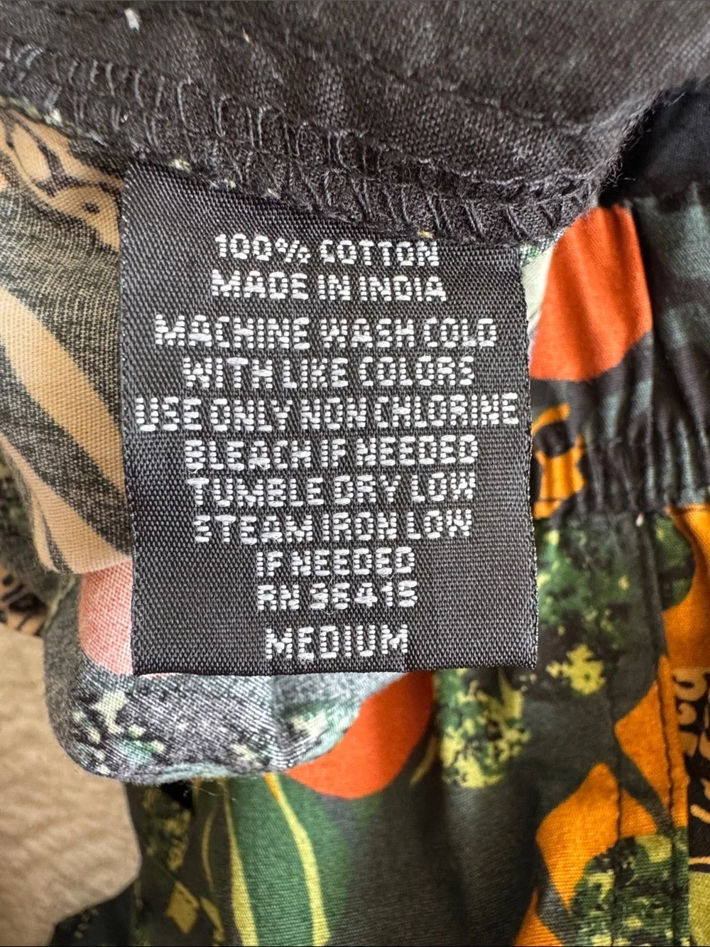 Massive Men’s Printed Swim Trunks in Green and Orange